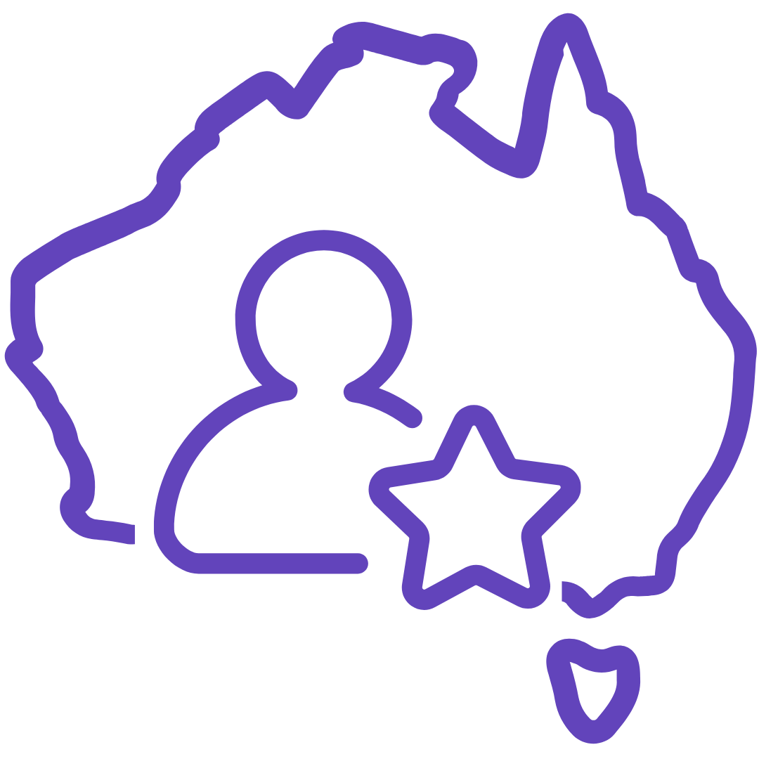 AUS and NZ icon